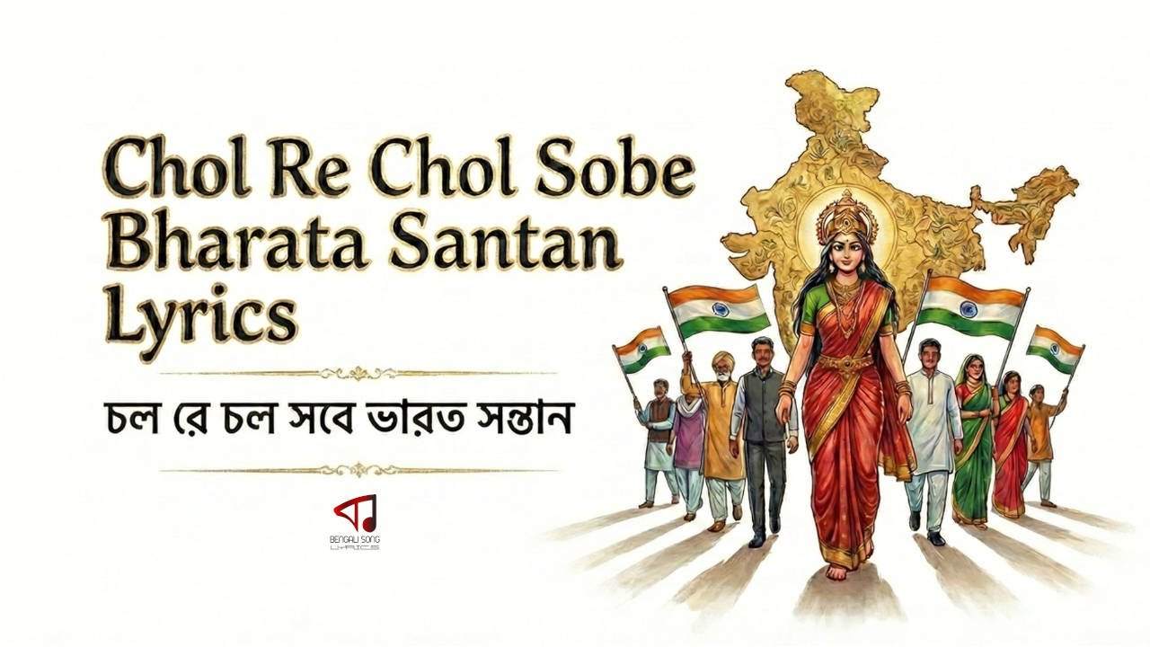 Chol Re Chol Sobe Bharata Santan Lyrics by Calcutta Youth Choir